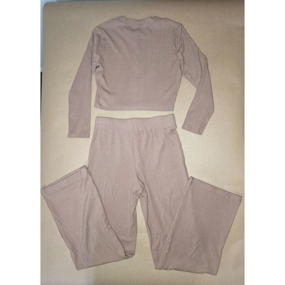 Reformation pant/cardigan set Clay sz M USA Made - Picture 2 of 7